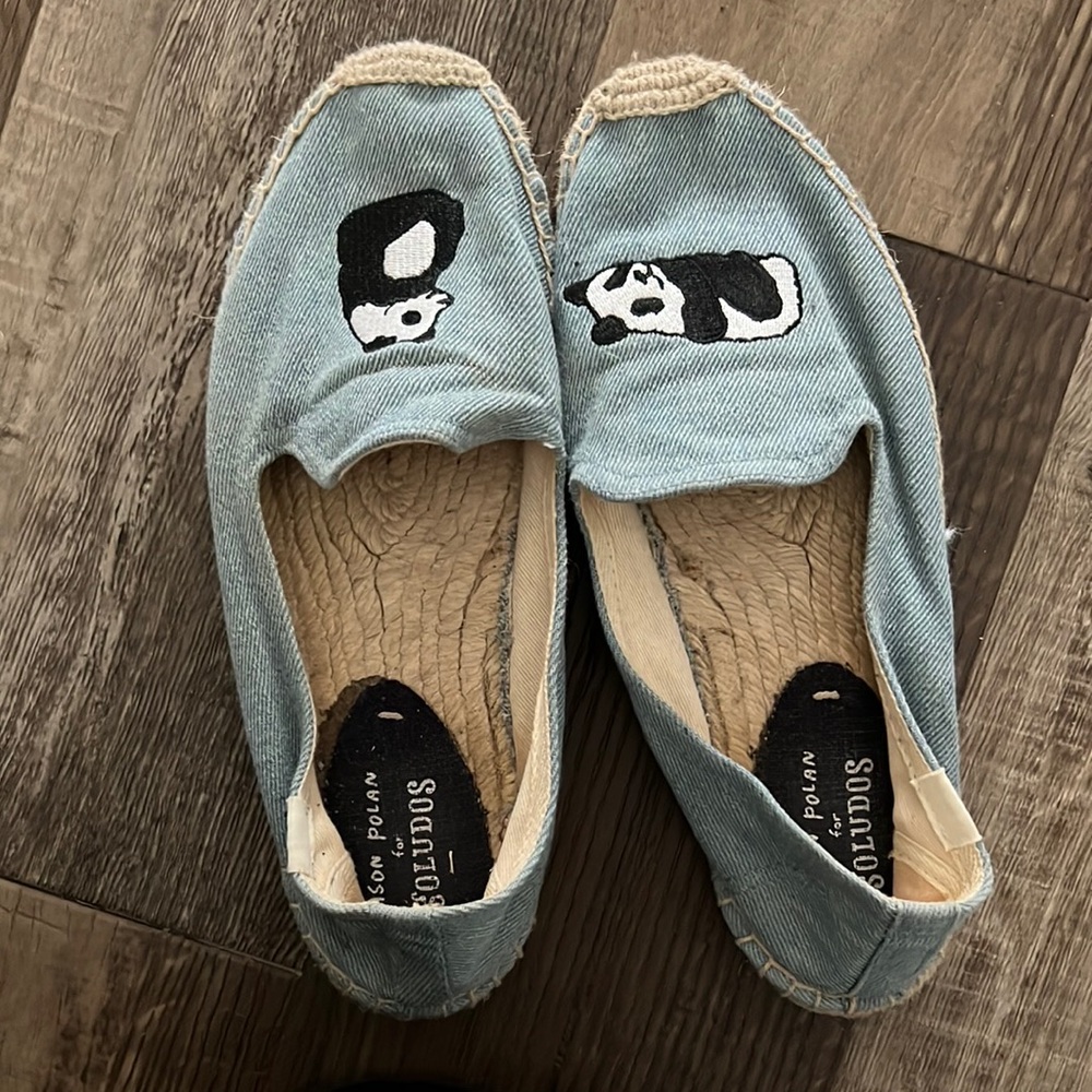 Soludos Blue Panda Shoes